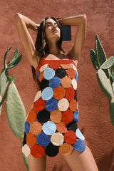 Beep Beep Tank Mini Dress - Confetti