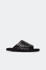 Woven Bubble Slide - BLACK