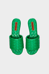 Woven Salerno Sandal - Gummy Green