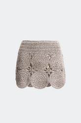 Beep Beep Mini Skirt - SATELLITE SILVER