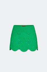 Beep Beep Mini Skirt - GRASS GREEN