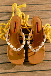 Soleil Wedge - Natural/Caramel