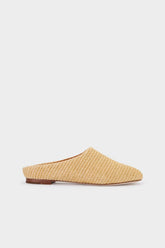Raffia Riad Slipper - NATURAL