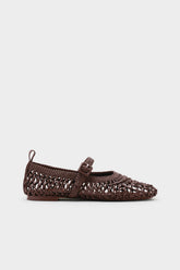 Knotted Riad Flat - CHOCOLATE