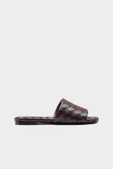 Woven Salerno Sandal - Chocolate