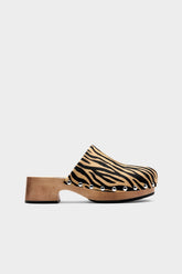 Rio Wood Clog - Zebra