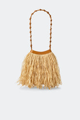 Raffia Knotty Bag - Natural