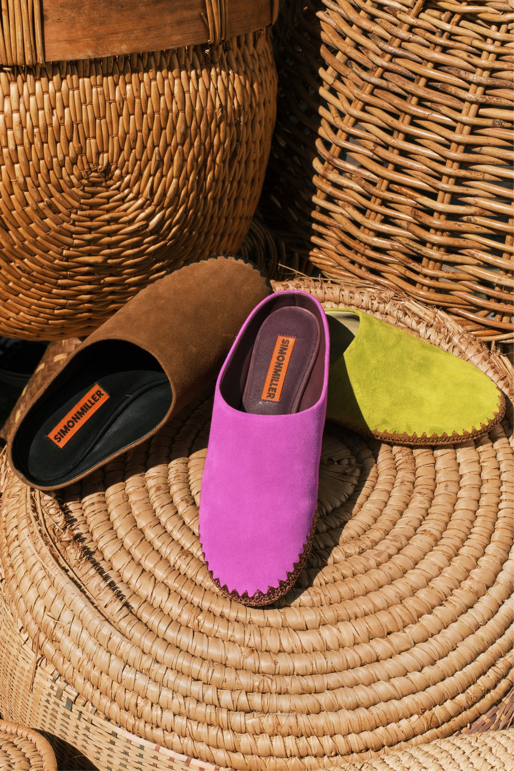 Riad Slipper - Fuchsia/Plum