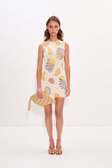 Axon Sleeveless Mini Dress - Vibrant Shell