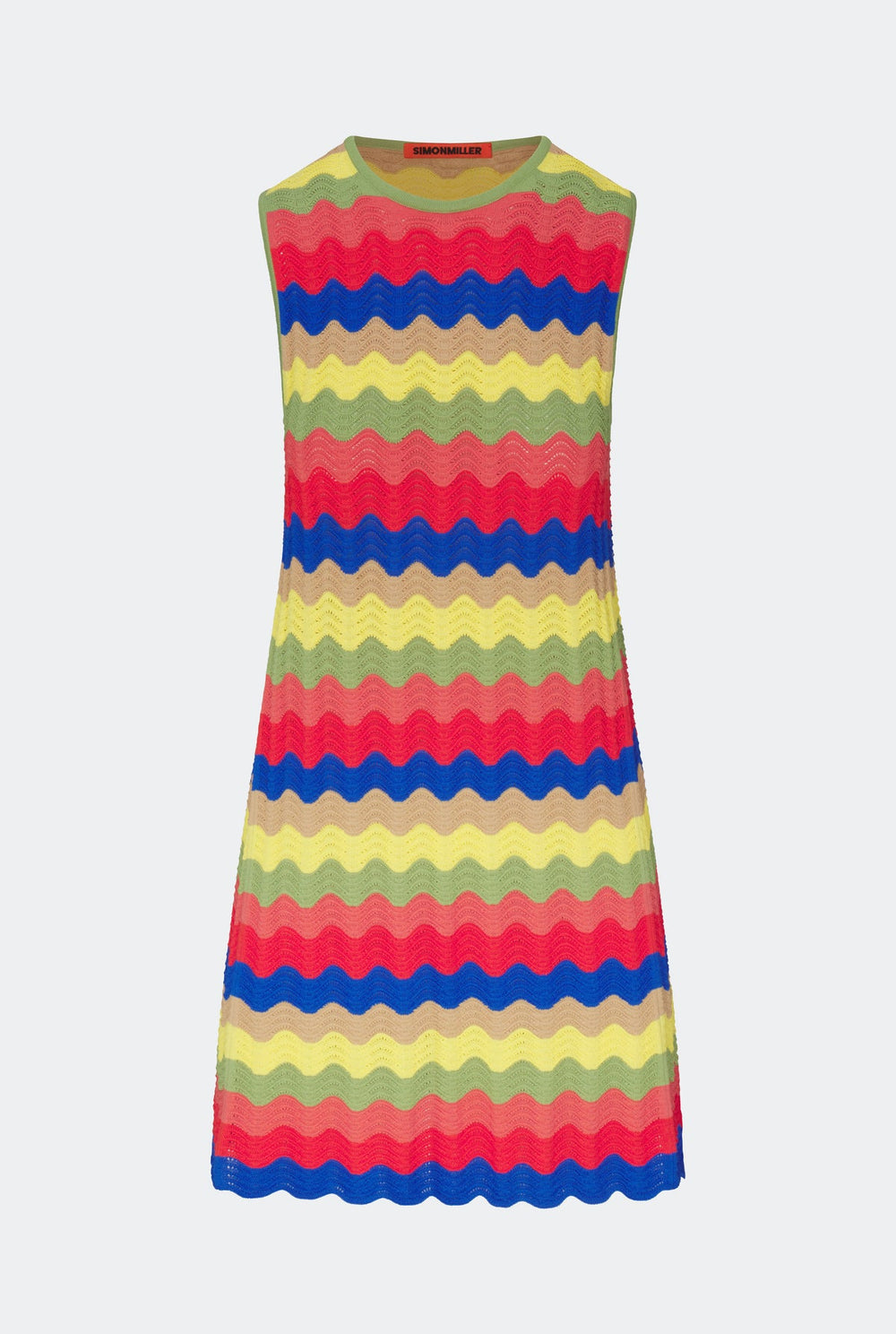 Moji Wave Mini Dress - Tropical Wave