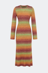 Axon Knit Dress - AUTUMN OMBRE