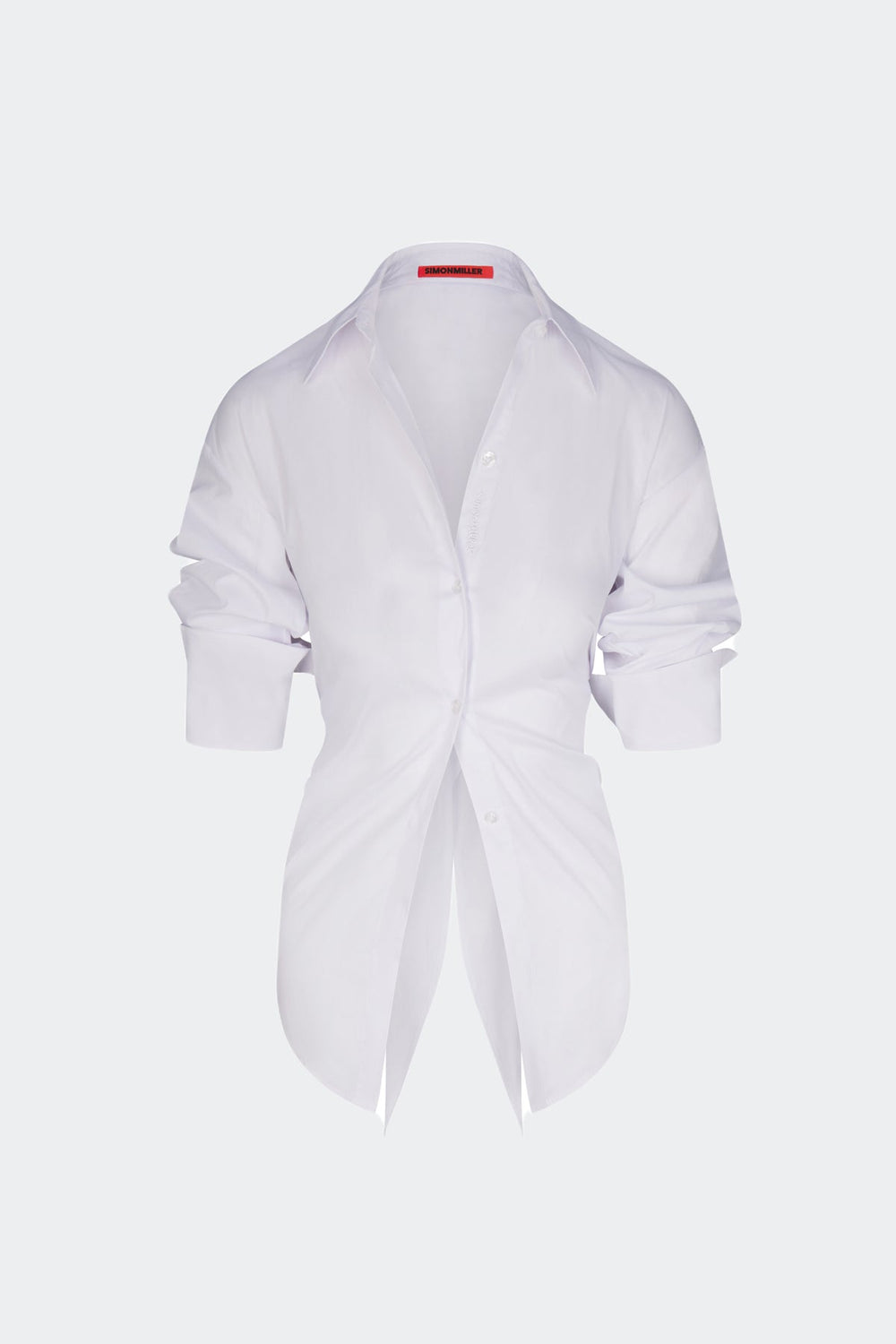 Loch Poplin Button Up - MACADAMIA
