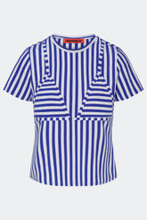 Kini Striped Tee - Blue Stripe