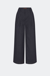Bloo Pinstripe Pant - NAVY