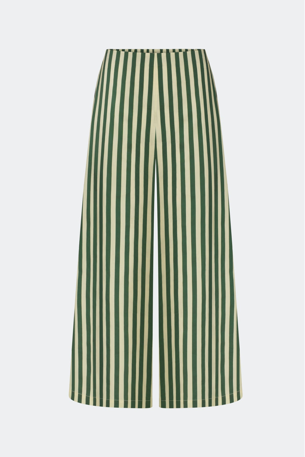 Toni Poplin Pant - Gummy Green/Ecru