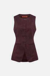 Del Mar Vest - BORDEAUX