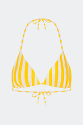 Bwai Bikini Top - Sungold/Ecru Stripe