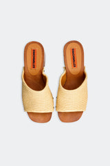 Sol Wood Sandal - NATURAL