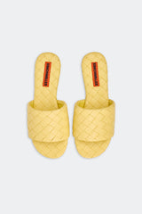 Woven Salerno Sandal - Butter