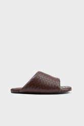 Woven Bubble Slide - Chocolate
