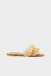 Fringe Raffia Salerno Sandal - NATURAL