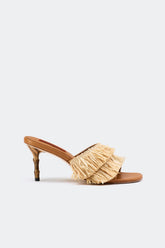 Fringe Playa Bamboo Heel - NATURAL