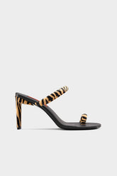 Pipe Heel - Brown Zebra