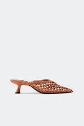 Knotted Gala Mule - Chestnut