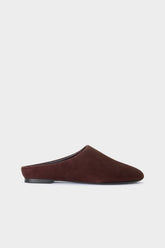 Suede Riad Slipper - ESPRESSO