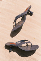 Suede Beep Thong - Ink
