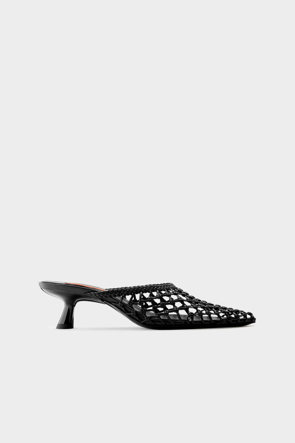 Knotted Gala Mule - BLACK