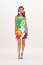 Beep Beep Tank Mini Dress - Island Multi