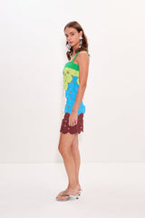 Beep Beep Tank Mini Dress - Island Multi