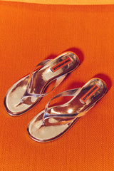 Riviera Thong Sandal - Silver