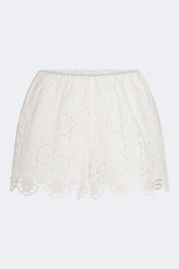Isa Eyelet Short - Macadamia