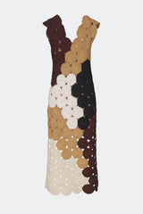 Muro Crochet Dress - Earth Tone Combo