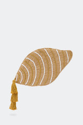 Tulip Shell Clutch - Gold/Natural