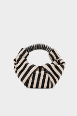 Lopsy Bag - Black/White Stripe