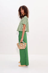 Thorne Poplin Pant - Gummy Green/Moss