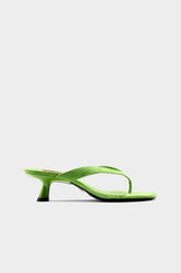 Suede Beep Thong - Matcha