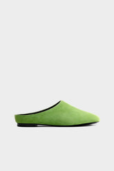 Suede Riad Slipper - Matcha