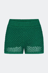 Marzo Crochet Shorts - GUMMY GREEN