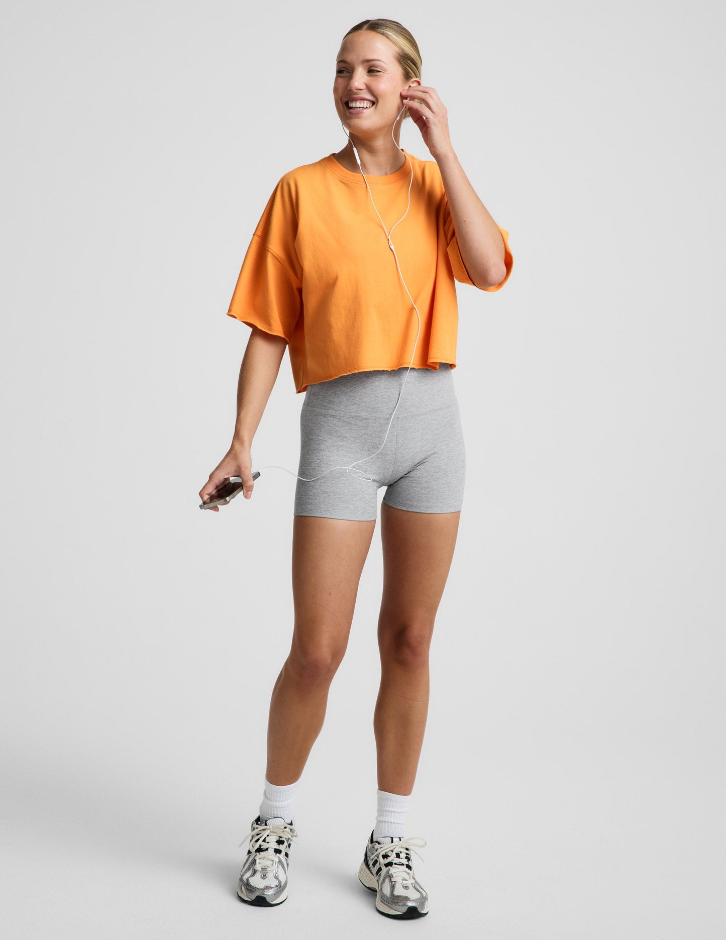 Beyond Yoga SoftKnit Better Than Ever Cropped Cotton Tee