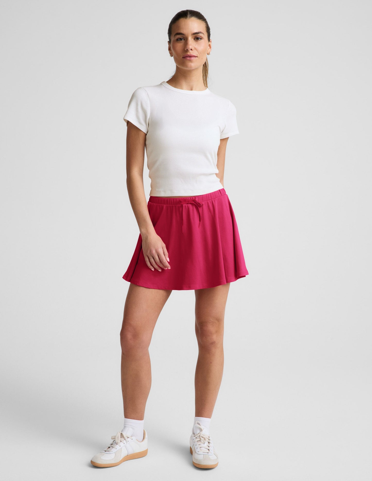 Beyond Yoga On Repeat Rib Baby Tee
