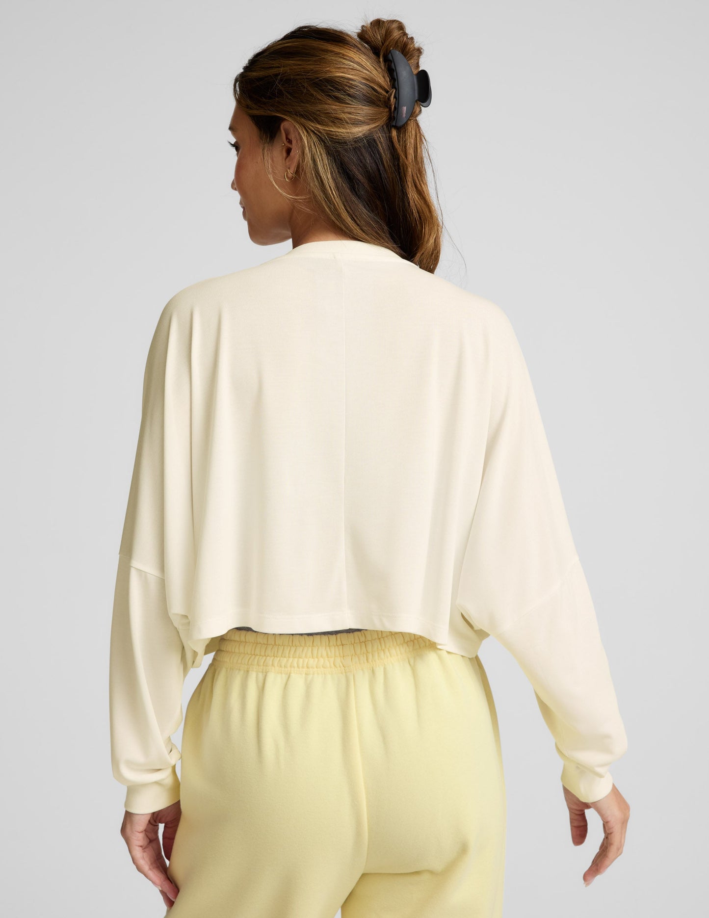Beyond Yoga Studio Luxe Cropped Long Sleeve Tee