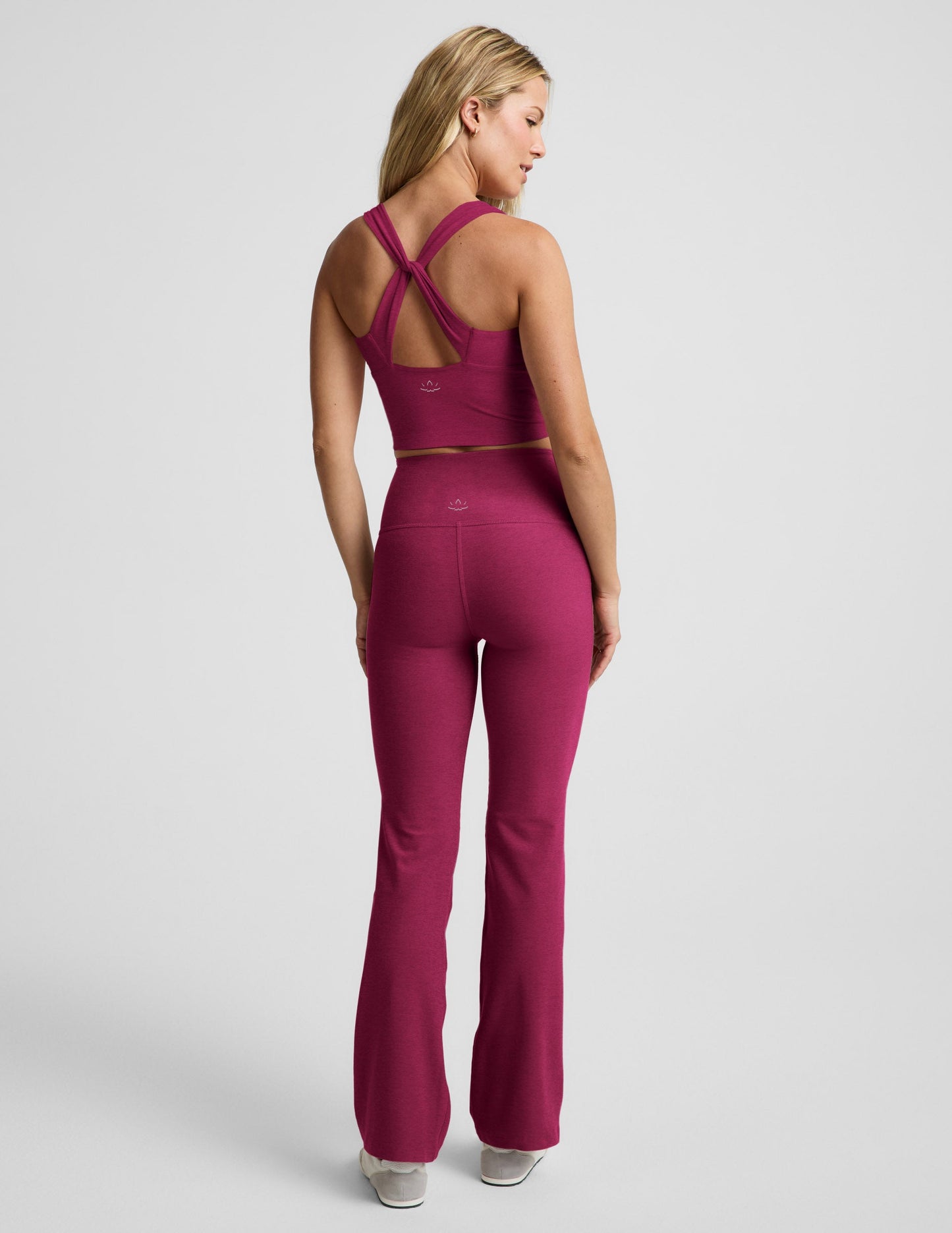 Beyond Yoga Women's 31" Spacedye™ Pants - Sangria Heather