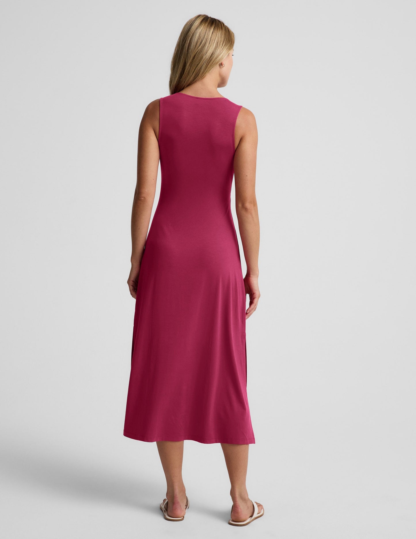 Beyond Yoga Twist Cutout Midi Dress