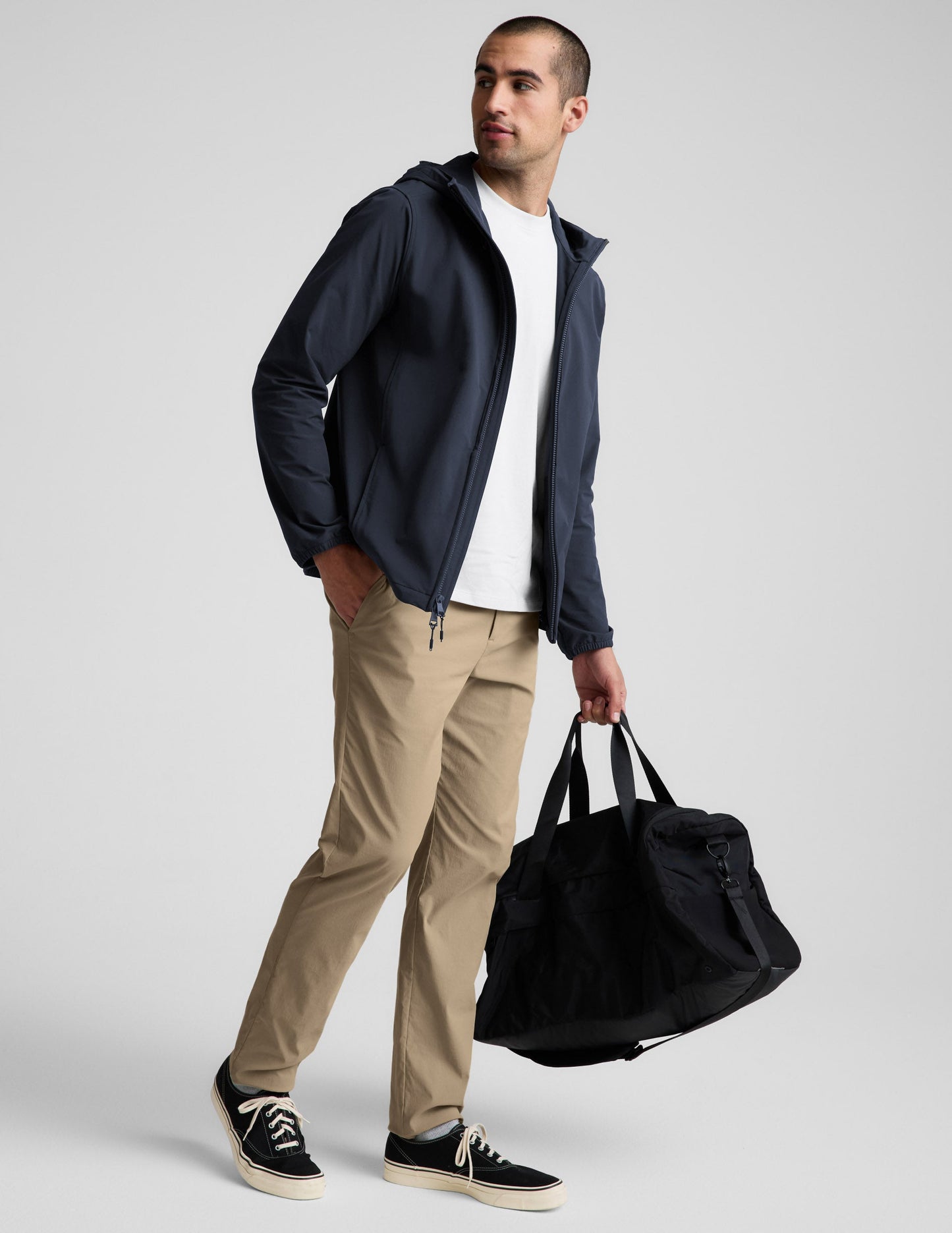 Beyond Yoga AirLite Men's Hooded Full Zip Jacket