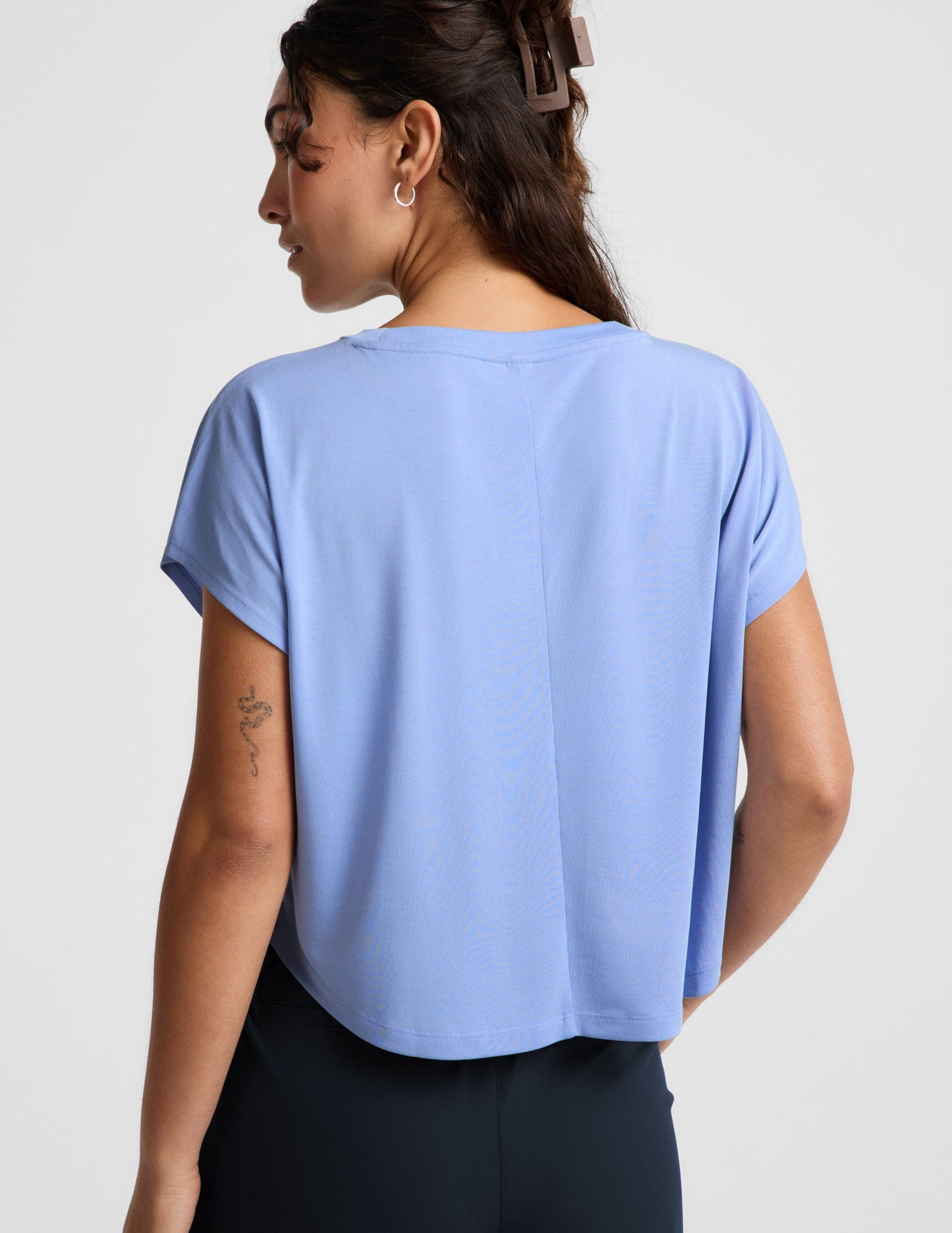 Beyond Yoga Studio Luxe Cropped Tee