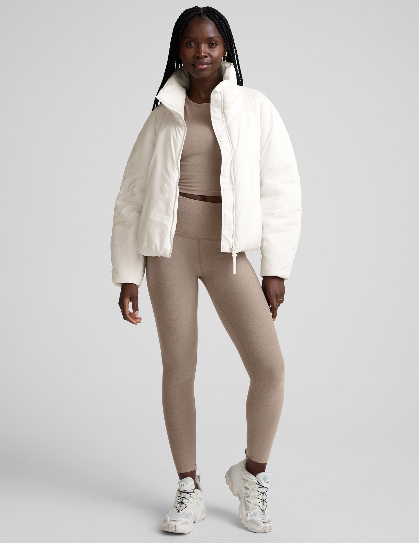 Beyond Yoga Warm Up Puffer Jacket